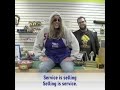 Service is selling. Selling is service ! Featuring happy Pete