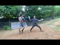 William vs Ross boxing spar