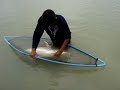 drilling a  giant mekong catfish