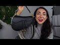 DIOR MEDIUM SADDLE UNBOXING, REVIEW, + STYLING | Luxury Bag Review | Em Duncan