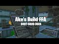 Fortnite Competitive warm up! Ake's Build FFA