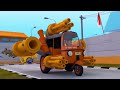 TRANSPORTING PIXAR CARS & FRUITS WITH COLORED & JOHN DEERE vs CLAAS vs TRACTORS - BeamNG.drive #983