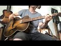 Hofner 450 archtop guitar with pickup demo 1953