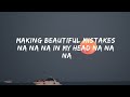 Maroon 5 - Beautiful Mistakes ft. Megan Thee Stallion (Lyrics Video)