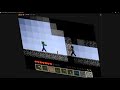 paper minecraft but the screen distorts when it's dark