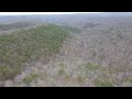 Piney Creek Wilderness, Mark Twain national forest 4K Drone video, stunning Pine forest NW Missouri