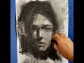 Charcoal Drawing Techniques - Step by Step Portrait Drawing