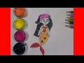 how  to Draw Cute Mermaid, Easy Drawings/mermaid kaise banana/#mermaid /#mermaids /kittyfor kids🧜‍♀️