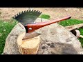 Making a  Kitchen axe from old circular saw Blade