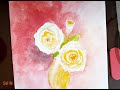 Watercolour | How to Paint Roses in a Vase | Beginner-friendly Tutorial