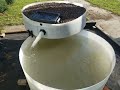 550 gallon water tank aquaponic Koi pond.