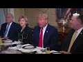 President Trump Participates in a Bilateral Breakfast with the Secretary General of NATO