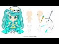 My Snow Miku 2025 Costume Design Submission (Glitter Snow Material)