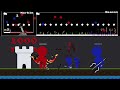Stickman Fight: Red & Blue - Marble Ragdoll Battle in Unity - EP 2