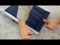 Great idea for a smart craftsman's folding back chair / DIY smart folding metal