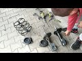 Replacement of shock absorbers with springs on Renault Laguna III