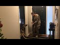 German Shepherd doesn’t recognize returning soldier at first (a year away when still a pup)