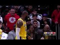 Lebron goes off 33 points - Lakers vs clippers