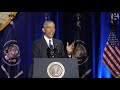 Barack Obama's final speech as president – video highlights