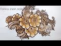 New Arbic✨ style unique henna incrate mahendi💫❤️💫 digain tutorial #youtubevideos #viral#hennatatto