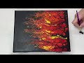 35. This art is on FIRE | Acrylic Swipe | Acrylic Pouring Tutorial