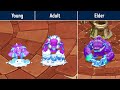 All Celestial Comparison (Yound vs. Adult vs. Elder) + Adult Galvana | My Singing Monsters