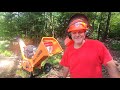 CLEARING A JAM IN THE DK2 WOOD CHIPPER