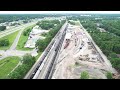 IOWA NORTHERN RAIL YARD DRONE VIEWS WITH SLUG AND THE CN HERITAGE EJ&E UNIT!