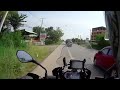 BMW R1200 GS in traffic. Somewhere in Thailand.