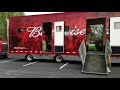 Budweiser Clydesdales: 8 horses unhitched and loaded in only 20 minutes, wagon too AND unbraided! Wo