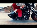 Santa glide on Santa's ride