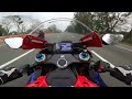 CBR1000RR-R  Fire Blade test top speed with H2 R1 on highway part 1