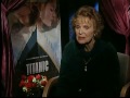 Gloria Stuart (Old Rose) Interview for Titanic in 1997