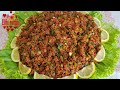 A local salad recipe from Hatay province of Turkey Kisir salad recipe