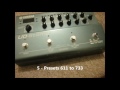 Yamaha UD Stomp delay demo - going through all the presets