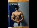 Natural gym transformation from skinny to fat to jacked (1 year)