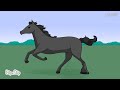 Horse running flipaclip animation