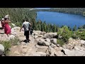 Cascade Falls and Cascade Lake - Lake Tahoe