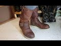 Red Wing  2971 9D Copper Rough and Tough Engineer boots traction tread sole