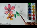 Watercolor painting for Beginners ❤️ (Wet on Wet technique)