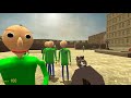 BALDI'S BASICS BLOODY RAGDOLL SLAUGHTER!! Garry's Mod [Baldi's Basics] Gameplay