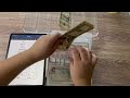 Cash envelope stuffing | January extra income | 22 year old college student