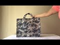 H&M Jacquard Weave Handbag/ Book Tote