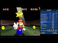 SM64 16-star 22:13.50