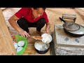 Cooking & Making palm trees around the farm | Lý Thị Viện