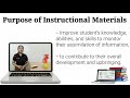 Instructional Materials || IM's Purpose