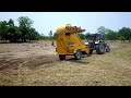 Massey Ferguson 7250 DI Tractor Trolley Loading By Swaraj 744FE Tractor land leveller Driven