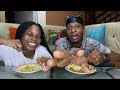 We Did A Food Challenge With Fufu & Egusi Soup | Nigerian Family Food Mukbang