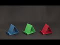 Easy Origami Phone Stand - How To Fold