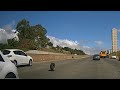 Loose tire and rim on freeway